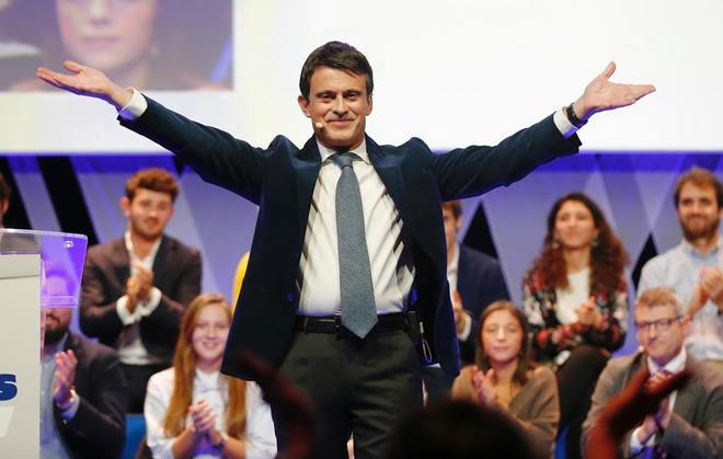 El candidato a la alcalda de Barcelona, Manuel Valls.