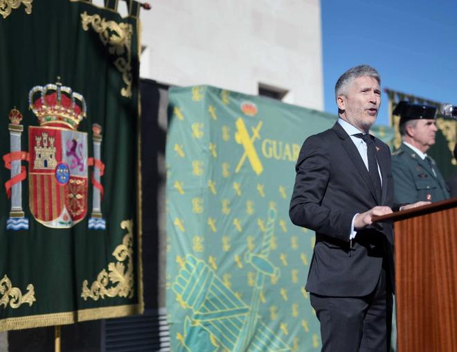 Fernando Grande-Marlaska, ministro del Interior, en la inauguracin...