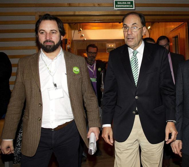 Santiago Abascal y Alejo Vidal-Quadras.