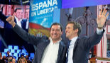 Los presidentes del PP y la Junta de Andaluca, Pablo Casado y Juanma...