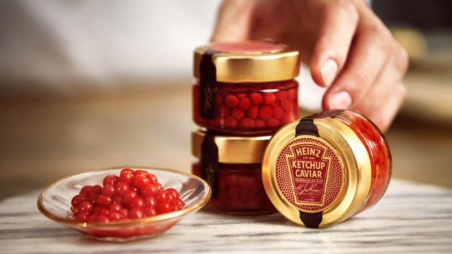 Caviar de ktchup, un regalo &apos;gourmet&apos; exclusivo para San Valentn.