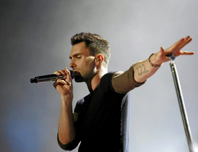 Adam Levine, cantante de Maroon 5