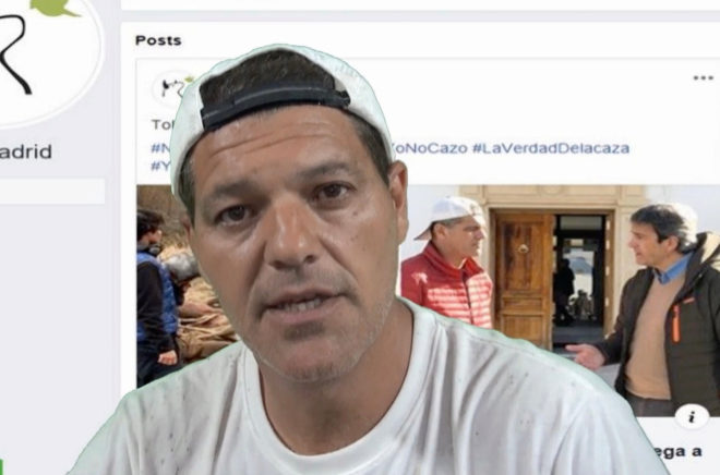 Imagen de Frank Cuesta en un video en el que critica al partido...