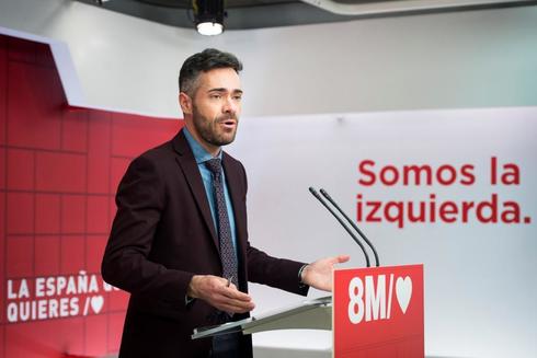 El portavoz del Comit electoral del PSOE, Felipe Sicilia