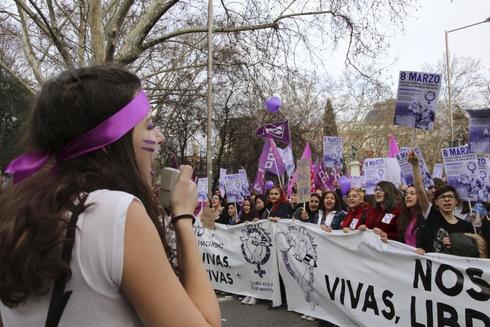 Manifestacin feminista del 8 de marzo en Madrid
