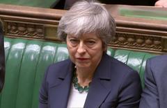 La 'premier' Theresa May, este mircoles en Westminster.