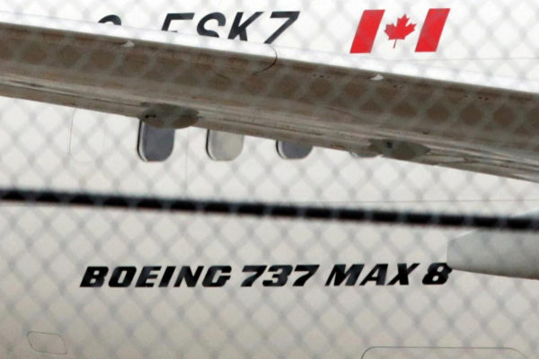 Un Boeing 737 MAX 8 de Air Canada, este viernes en Toronto.