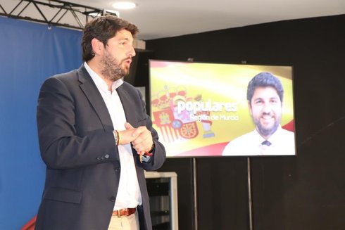 El presidente de Murcia, Fernando Lpez Miras
