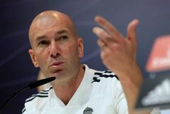 Zinedine Zidane, durante la rueda de prensa del pasado viernes. EFE