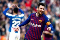 La parbola perfecta de Messi acaba con el Espanyol