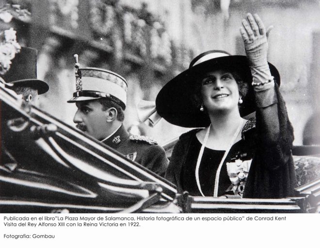 Visita del Rey Alfonso XIII con la Reina Victoria en 1922