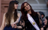 Florencia Kirchner junto a su madre, la ex presidenta argentina Cristina  Fernndez de Kirchner