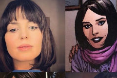 Milans destac en Instagram su parecido con la Rosa Vasquez de las vietas.