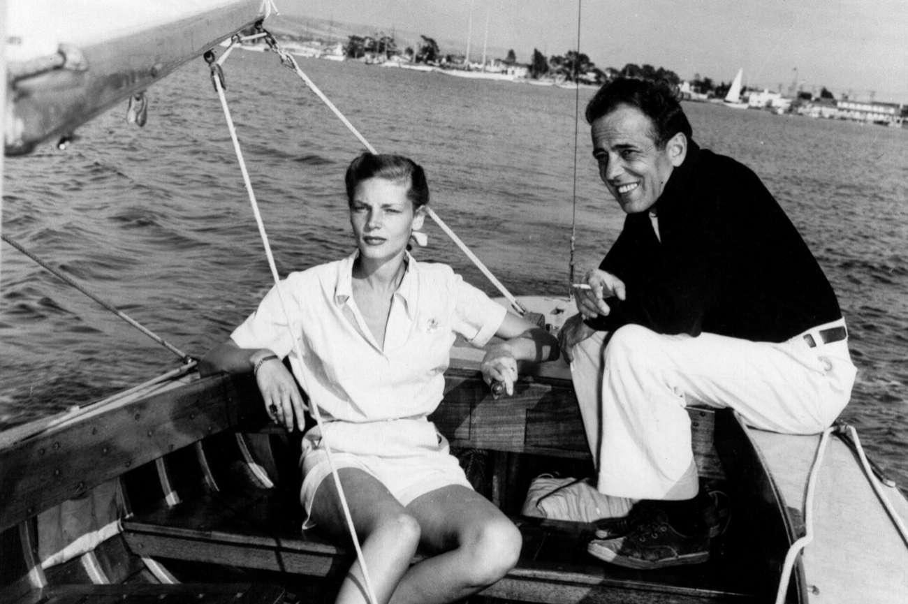 Humphrey Bogart y Lauren Bacall constituyen el reverso agridulce de la...