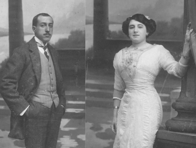 Antonio Machado y Pilar Valderrama