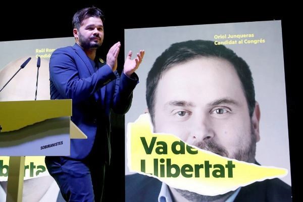 GRAF184. BARCELONA, 28/04/2019.- El candidato de ERC al Congreso...