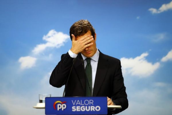 El lder del PP, Pablo Casado.