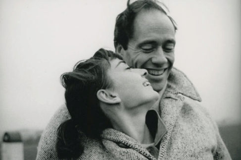 Audrey Hepburn y su esposo, Mel Ferrer, con quien se cas en 1954.
