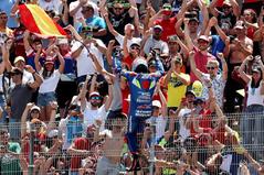 GRAF3990. <HIT>JEREZ</HIT> DE LA FRONTERA (CDIZ).- El piloto espaol de MotoGP Alex Rins (Team SUZUKI ECSTAR) celebra su segundo puesto en el Gran Premio de Espaa disputado hoy en el circuito de <HIT>Jerez</HIT> de la Frontera.