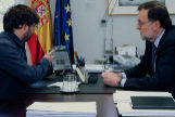vole le ensea a Rajoy los SMS de apoyo a Brcenas publicados en EL MUNDO, en La Moncloa.