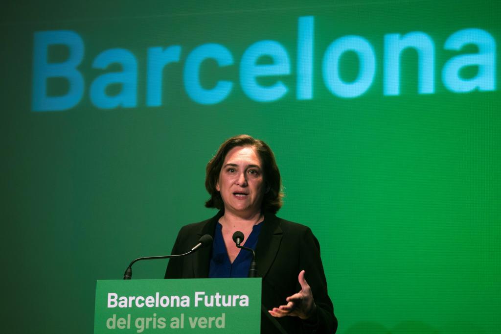 GRAF4855. BARCELONA.- La alcaldesa de Barcelona y candidata a la...