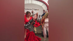 Susana Daz se baila unas sevillanas junto a Jos Manuel Soto