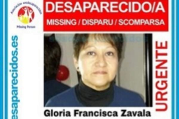 La mujer desaparecida Gloria Francisca Zavala, hallada muerta en El...