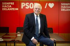 El candidato del PSOE a las europeas, Josep Borrell