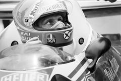 Niki Lauda, durante el Mundial de 1976.