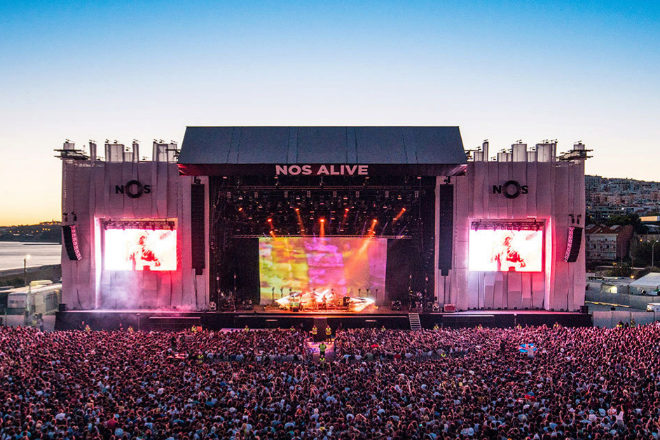 El festival NOS Alive ha sido reconocido como uno de los mejores de...