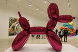'Perro Globo' del artista Jeff Koons que se exhibe en la Ciudad de México.