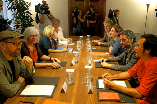 Reunión de los &apos;alcaldes del cambio&apos; en el año 2015