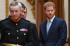 El duque de Sussex en la recepcin de Donald Trump en Buckingham