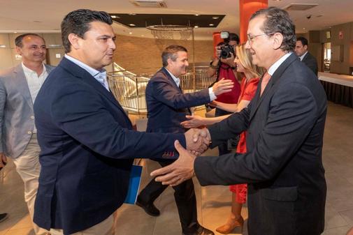 Los equipos negociadores de PP y Ciudadanos en Murcia