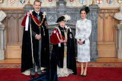 El Rey Felipe VI, investido caballero de la Orden de la Jarretera en Londres