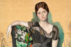 La obra 'Retrato de Olga en un silln' de Pablo Picasso.