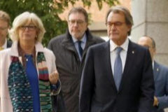 Artur Mas, en una comparecencia judicial en Madrid