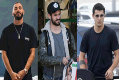 De izquierda a derecha: Karim Benzema, Isco Alarcn y lvaro Morata
