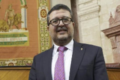 El juez Serrano, en la constitucin del Parlamento andaluz