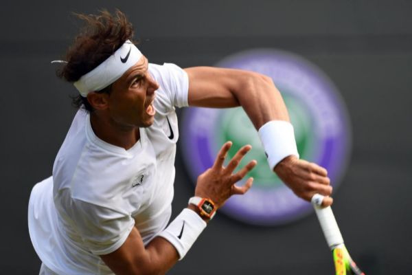 Rafa Nadal en Wimbledon 2019