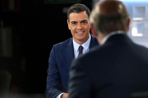 Pedro Snchez, durante su entrevista en Telecinco.