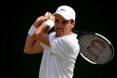 Wimbledon (United Kingdom).- Roberto <HIT>Bautista</HIT> Agut of Spain in action against Steve Darcis of Belgium in their second round match during the Wimbledon Championships at the All England Lawn Tennis Club, in London, Britain, 03 July 2019. (Tenis, Blgica, Espaa, Reino Unido, Londres) EPA/ EDITORIAL USE ONLY/NO COMMERCIAL SALES