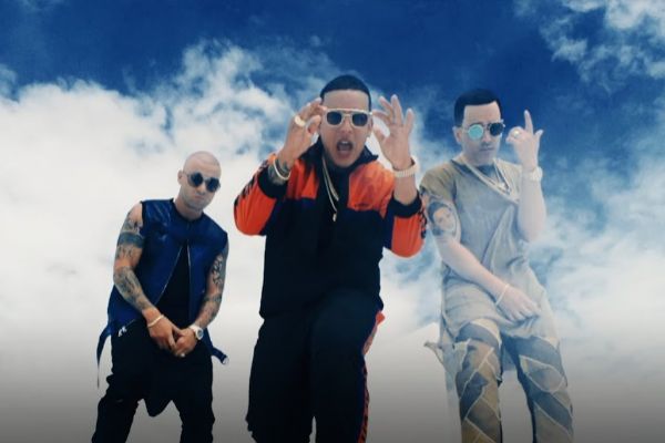 Wisin, Daddy Yankee y Yandel en el vdeo de Si Supieras