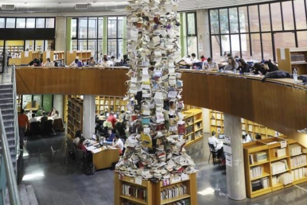 Biblioteca general de la Universidad de Mlaga.