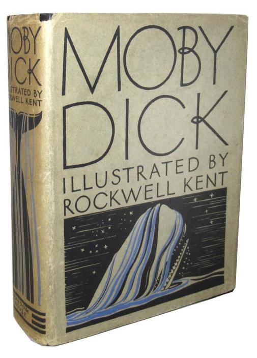 El libro de 'Moby dick' con ilustraciones de Rockwell Kent.
