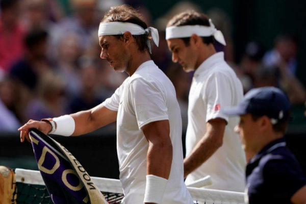 Wimbledon (United Kingdom).- Roger <HIT>Federer</HIT> of Switzerland...