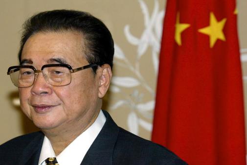 El ex primer ministro chino Li Peng , en una imagen de archivo de...