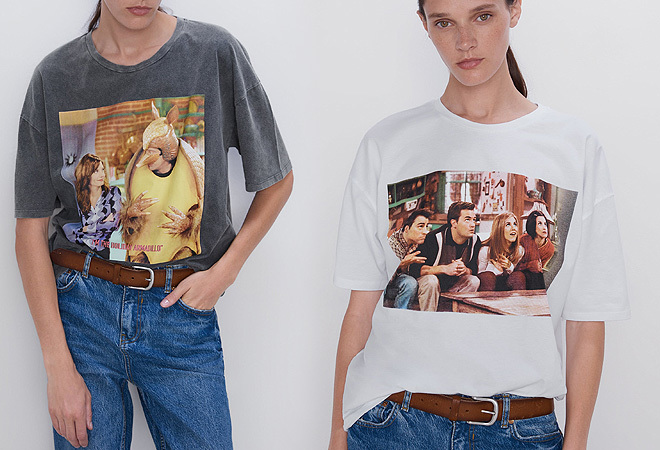 función Brisa Catástrofe Zara lanza dos camisetas para los amantes de 'Friends' que te van a  enamorar | Moda