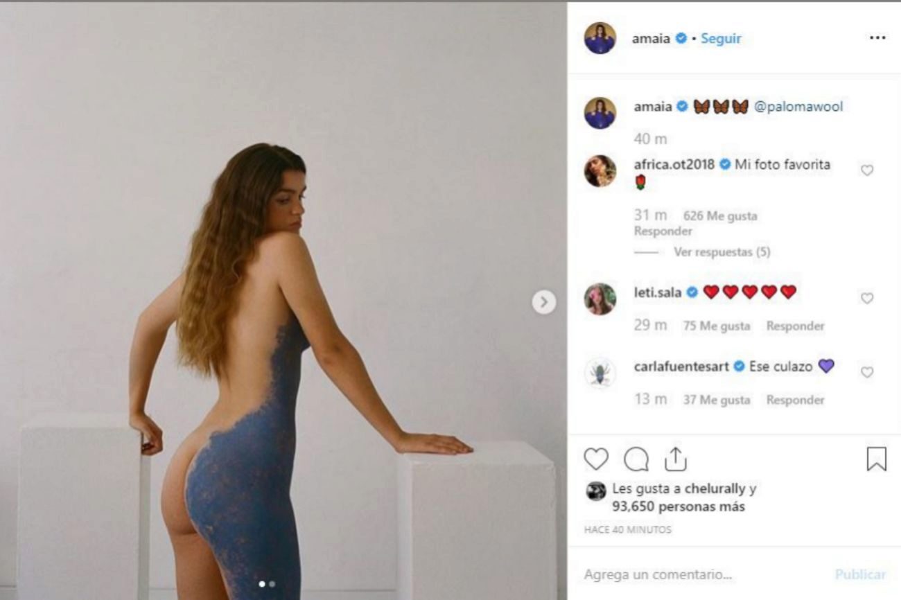 La foto de Amaia Romero desnuda que arrasa en Instagram | Famosos | EL MUNDO