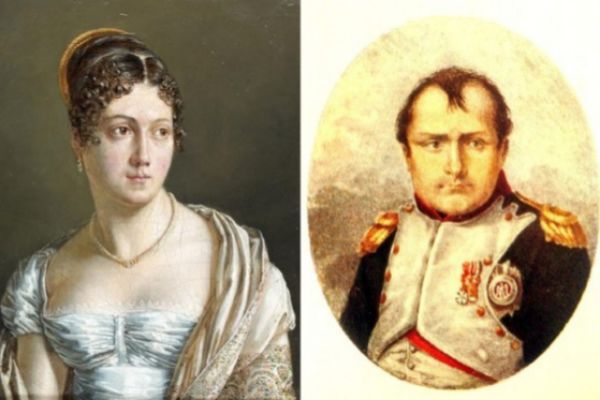 Retrato de madame de Rémusat y de Napoleón Bonaparte